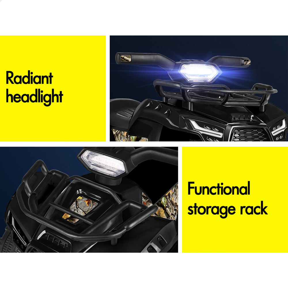 ALFORDSON Kids Ride On Car 6V Electric ATV Toy 25W Motor With USB MP3 LED Lights - Picture 8 of 49