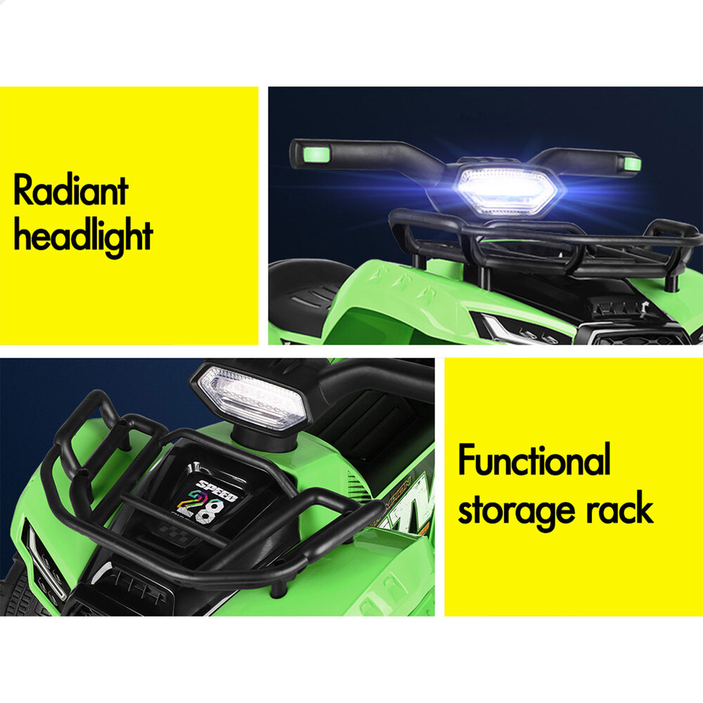 ALFORDSON Kids Ride On Car 6V Electric ATV Toy 25W Motor With USB MP3 LED Lights - Picture 20 of 49