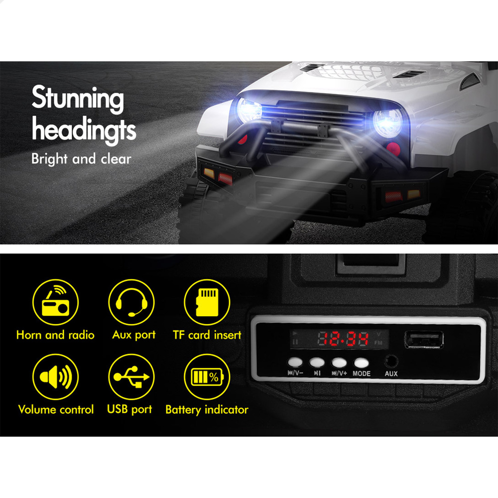 ALFORDSON Kids Ride On Car Toy Jeep Electric 12V 70W Motors R/C LED Lights MP3 - Picture 44 of 49