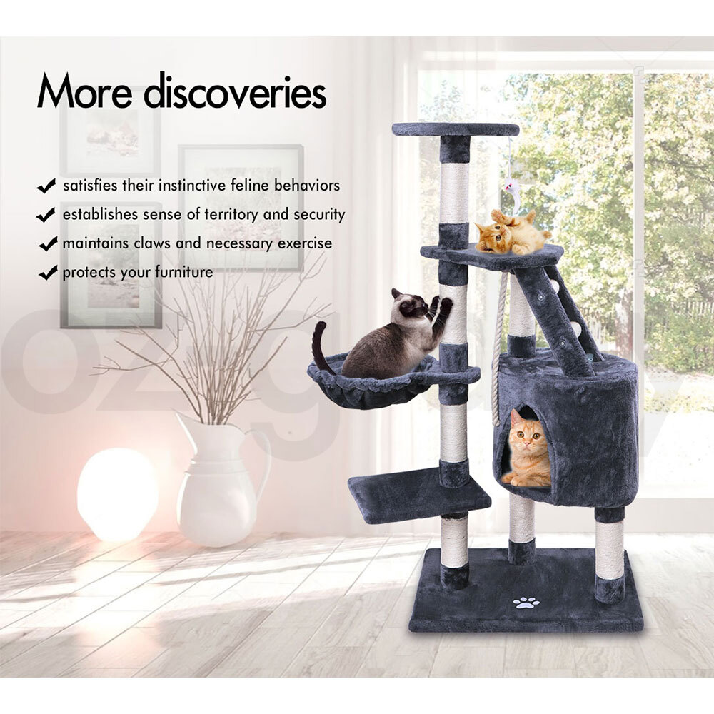 BEASTIE Cat Tree Scratching Post Scratcher Tower Condo House Furniture Bed Stand - Picture 118 of 474