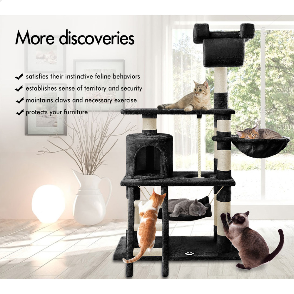 BEASTIE Cat Tree Scratching Post Scratcher Tower Condo House Furniture Bed Stand - Picture 172 of 474