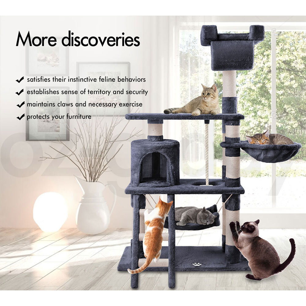 BEASTIE Cat Tree Scratching Post Scratcher Tower Condo House Furniture Bed Stand - Picture 182 of 474