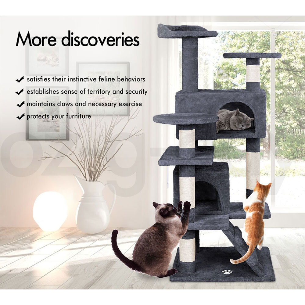 BEASTIE Cat Tree Scratching Post Scratcher Tower Condo House Furniture Bed Stand - Picture 151 of 474