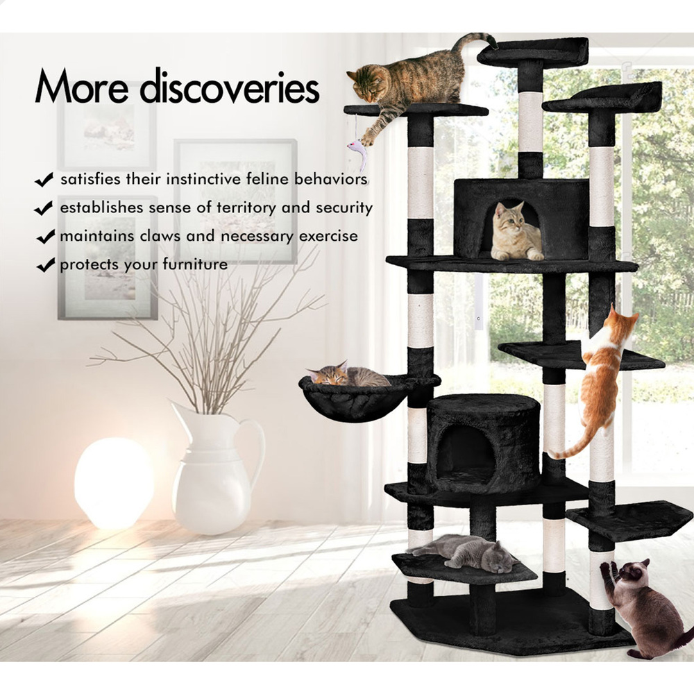 BEASTIE Cat Tree Scratching Post Scratcher Tower Condo House Furniture Bed Stand - Picture 337 of 474