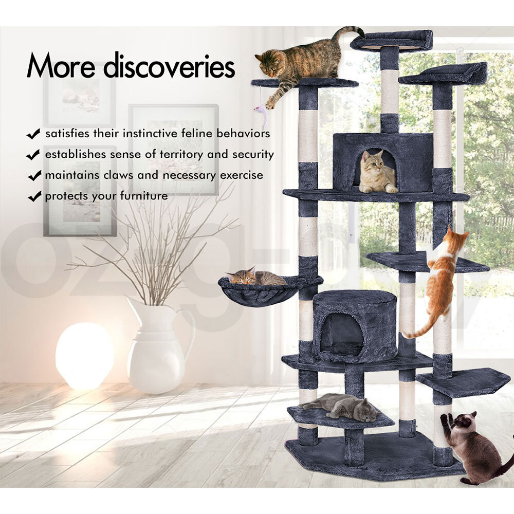 BEASTIE Cat Tree Scratching Post Scratcher Tower Condo House Furniture Bed Stand - Picture 348 of 474