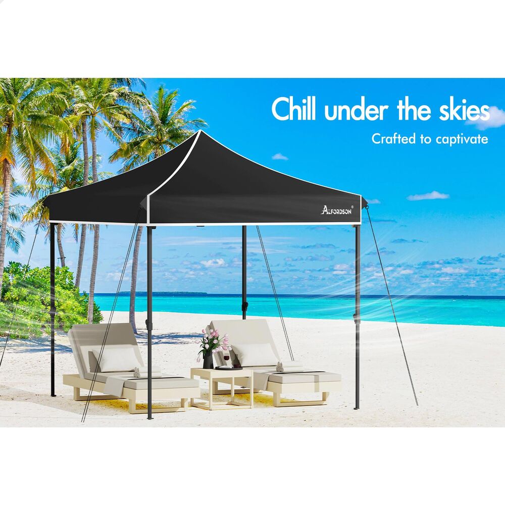 ALFORDSON Gazebo 3x3m Pop Up PE Mesh Marquee Outdoor Folding Tent Wedding Canopy - Picture 35 of 160
