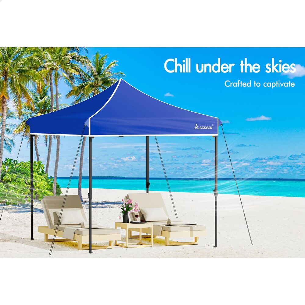 ALFORDSON Gazebo 3x3m Pop Up PE Mesh Marquee Outdoor Folding Tent Wedding Canopy - Picture 47 of 160