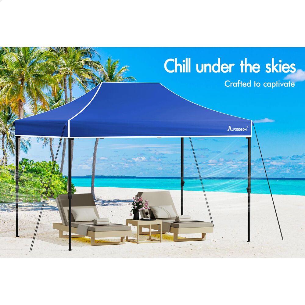 ALFORDSON Gazebo 3x4.5m Pop Up Marquee Outdoor Folding Tent Wedding Party Canopy - Picture 22 of 99