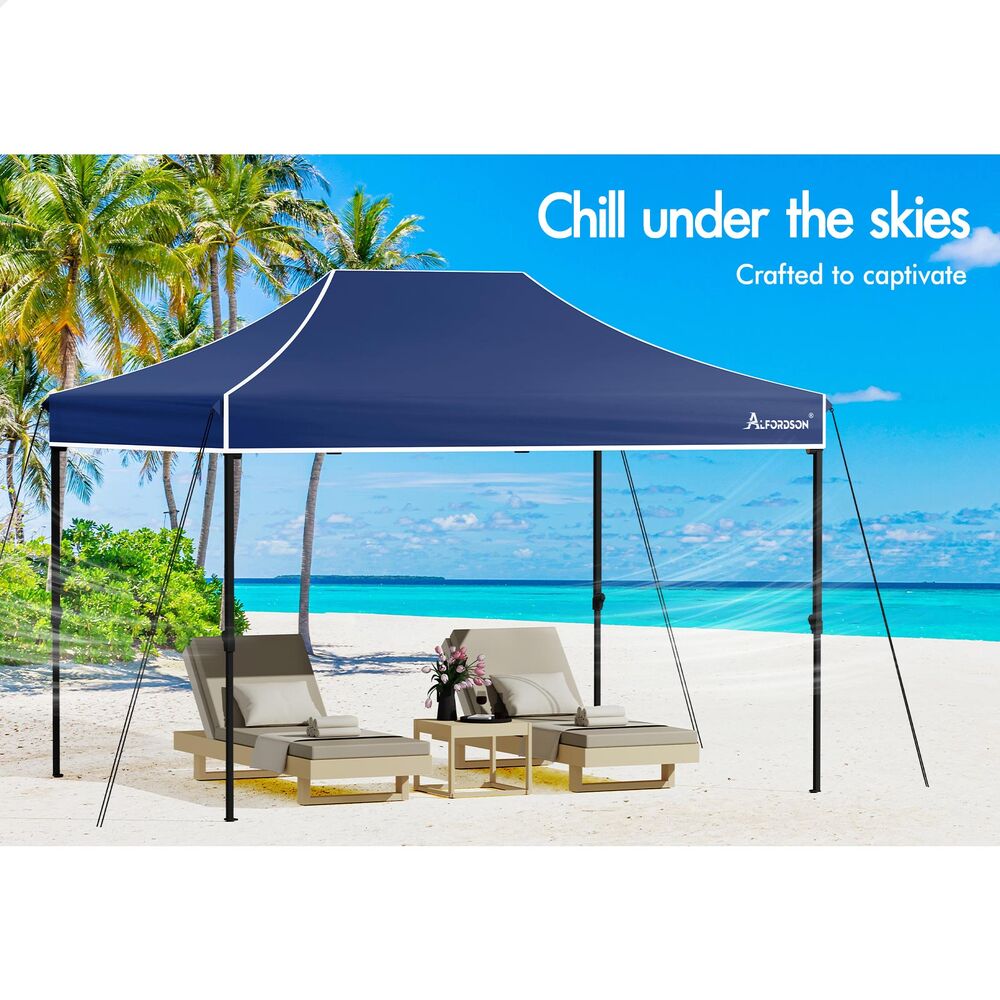 ALFORDSON Gazebo 3x4.5m Pop Up Marquee Outdoor Folding Tent Wedding Party Canopy - Picture 34 of 99