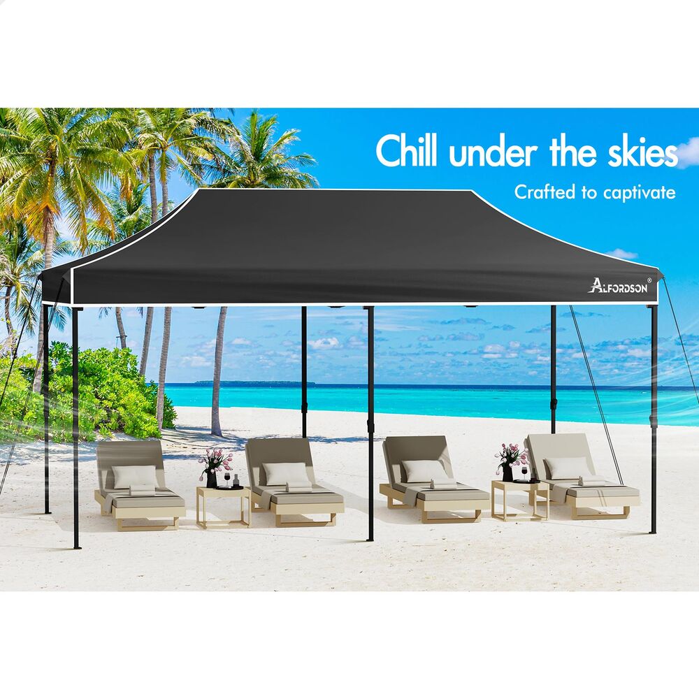 ALFORDSON Gazebo Pop Up Marquee Outdoor Folding Tent Canopy 3x3m 3x4.5m 3x6m - Picture 106 of 291