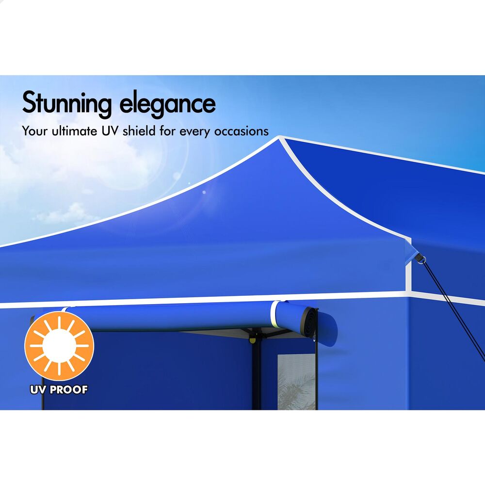 ALFORDSON Gazebo 3x4.5m Pop Up Marquee Outdoor Folding Tent Wedding Party Canopy - Picture 70 of 99