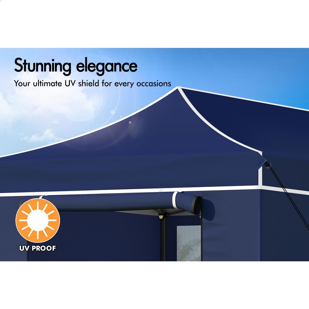 ALFORDSON Gazebo 3x4.5m Pop Up Marquee Outdoor Folding Tent Wedding Party Canopy - Picture 82 of 99