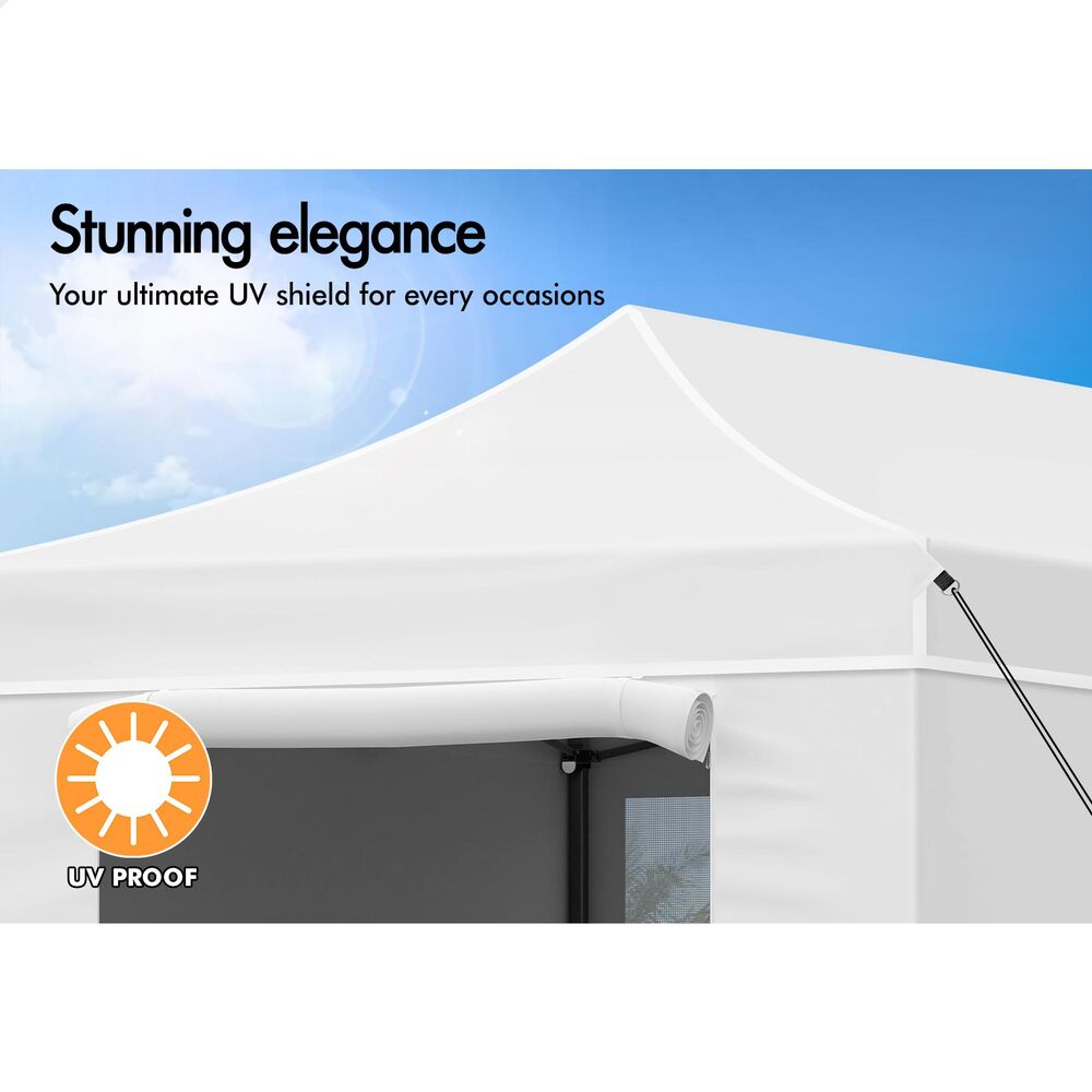 ALFORDSON Gazebo 3x4.5m Pop Up Marquee Outdoor Folding Tent Wedding Party Canopy - Picture 94 of 99