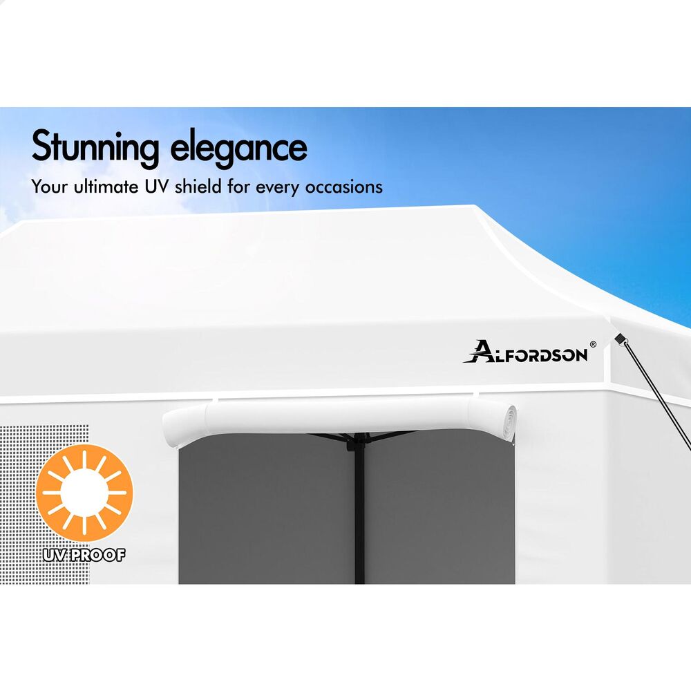 ALFORDSON Gazebo Pop Up Marquee Outdoor Folding Tent Canopy 3x3m 3x4.5m 3x6m - Picture 286 of 291