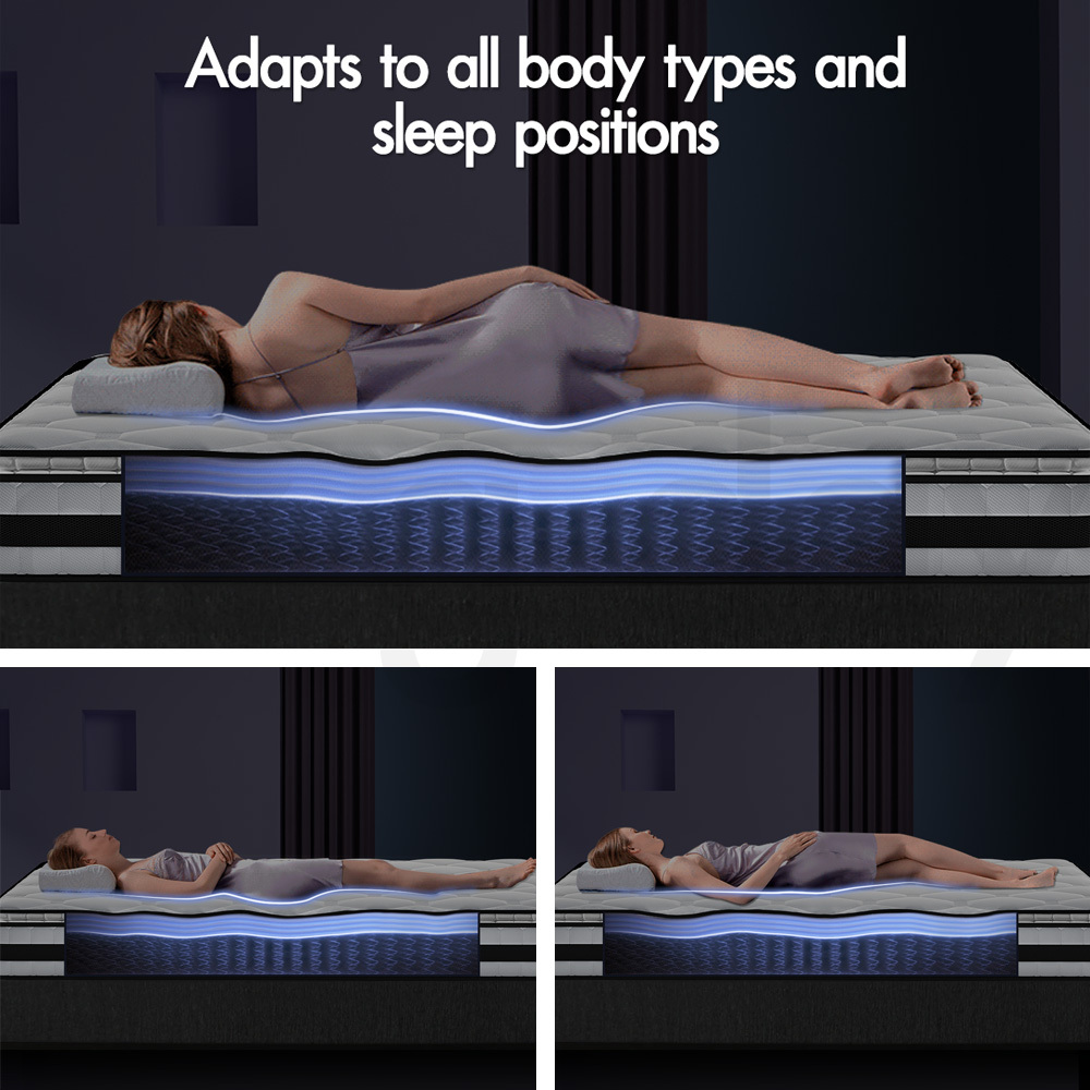 STARRY EUCALYPT Mattress Euro Top Memory Foam Bed Queen Double King Single - Picture 257 of 318