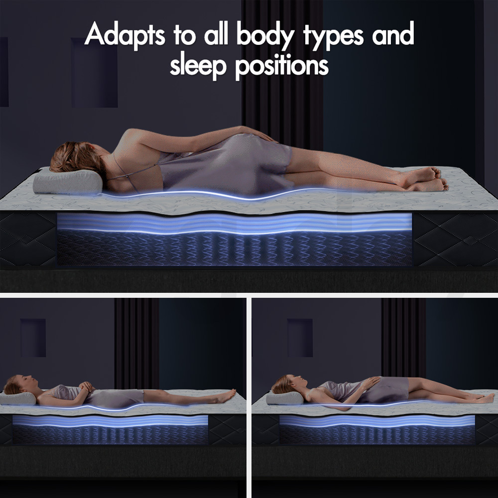 STARRY EUCALYPT Mattress Euro Top Memory Foam Bed Queen Double King Single - Picture 101 of 318