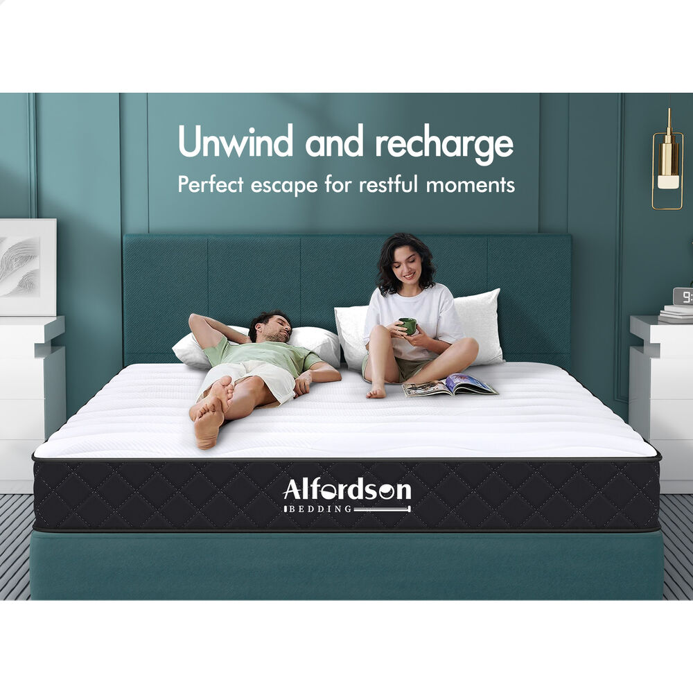ALFORDSON Mattress Queen Double King Single Bed Euro Top Memory Foam Bedding - Picture 134 of 193