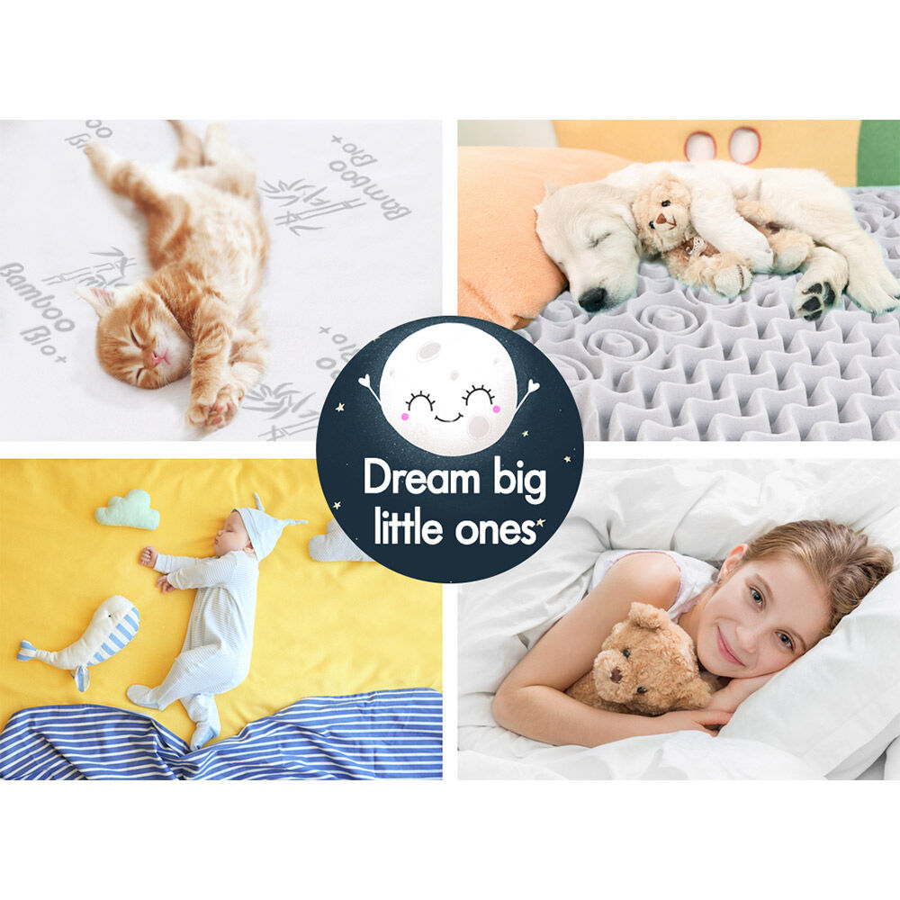 STARRY EUCALYPT Memory Foam Mattress Topper 5/8/10/12cm Bamboo 7-Zone Cool Gel - Picture 415 of 912