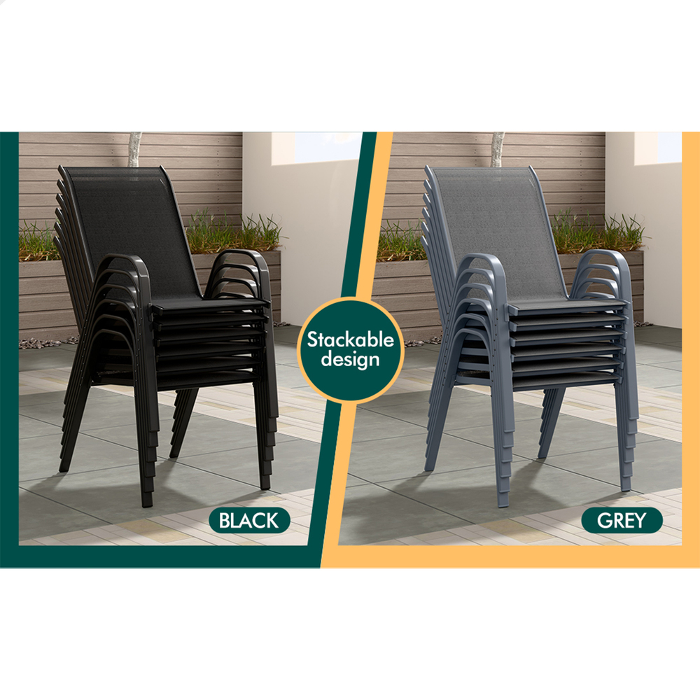 ALFORDSON Outdoor Dining Set Table and Chairs Patio Bistro Set Garden Furniture - Picture 19 of 228