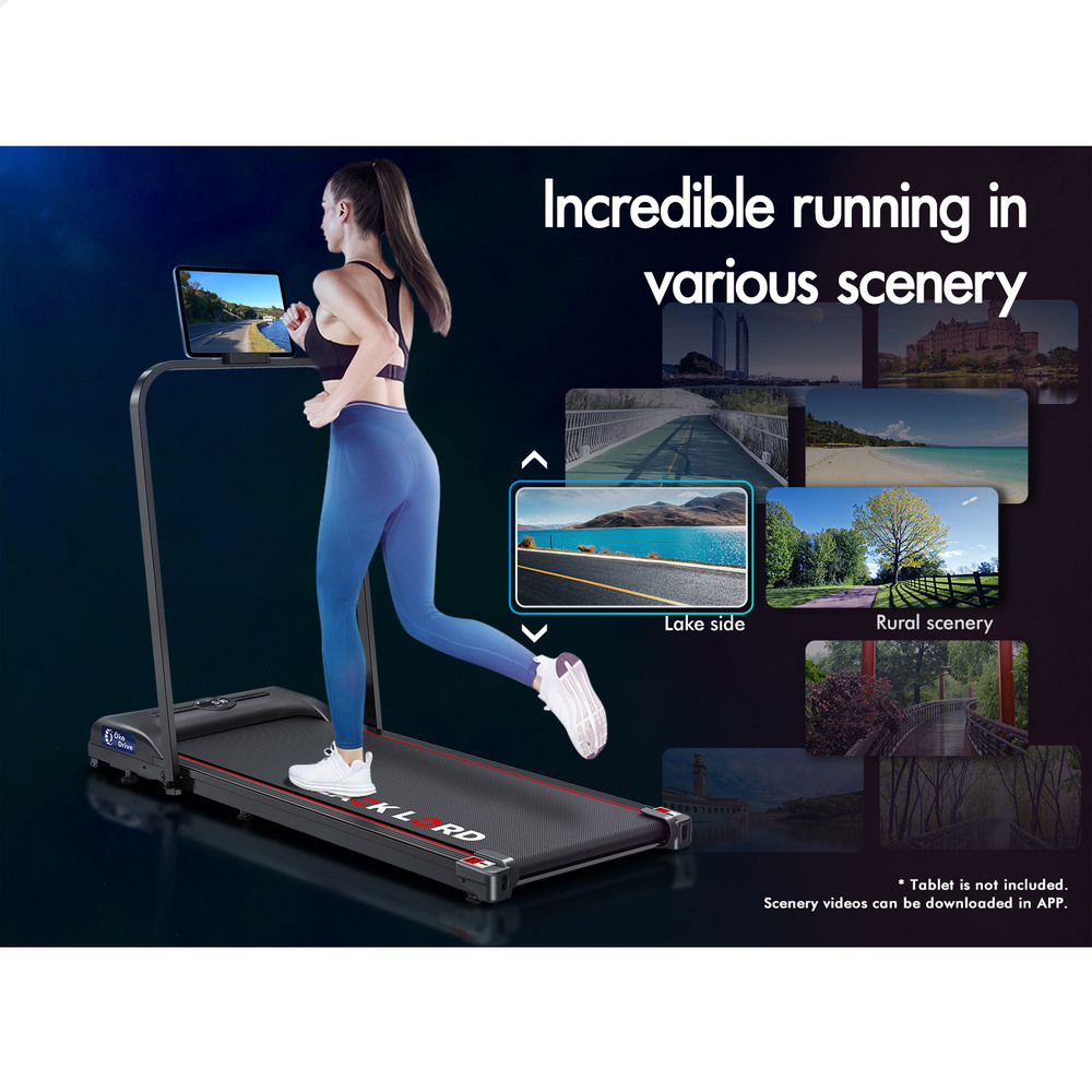 BLACK LORD Treadmill Electric Walking Pad Home Office Gym Fitness Remote Control - Picture 31 of 564
