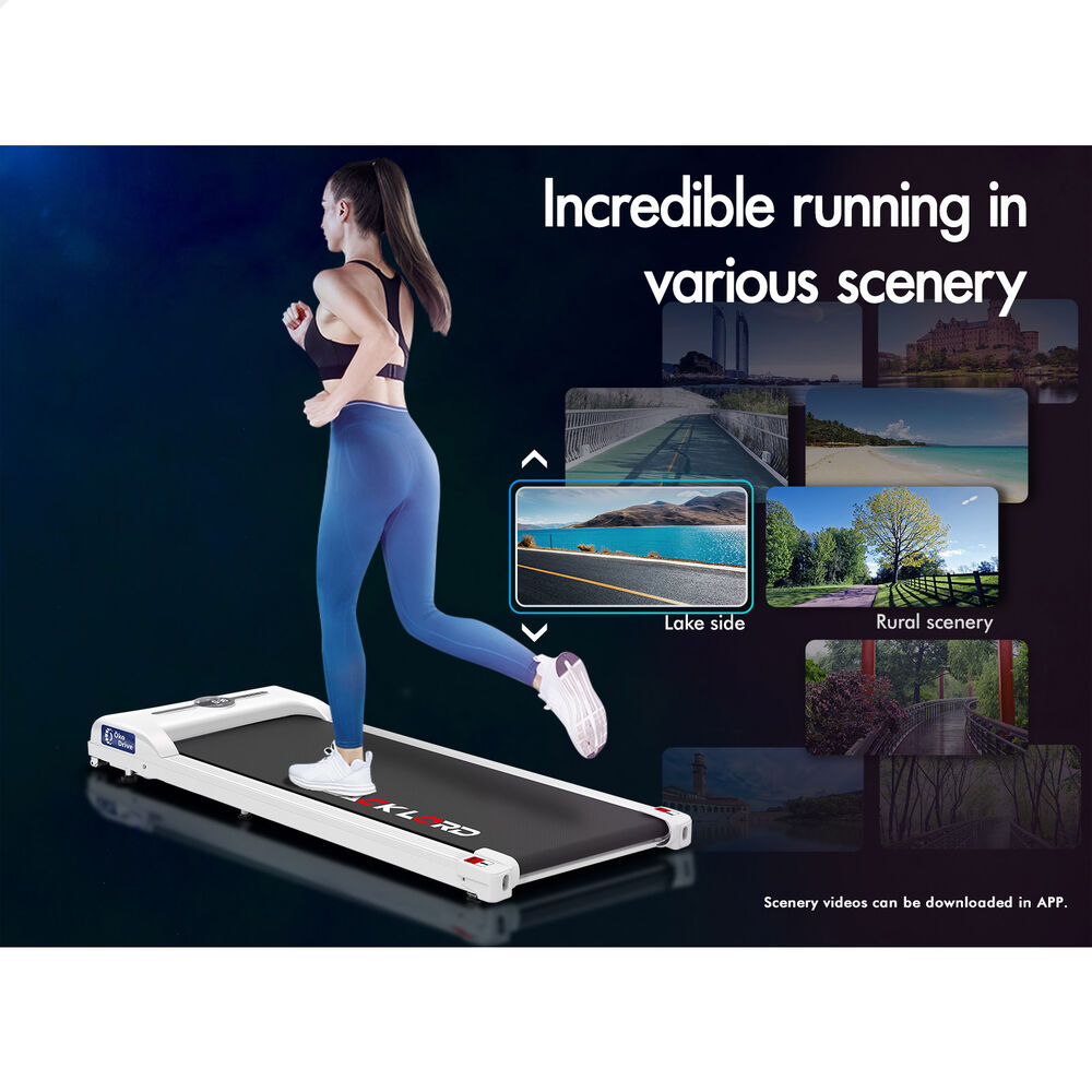 BLACK LORD Treadmill Electric Walking Pad Home Office Gym Fitness Remote Control - Picture 475 of 684