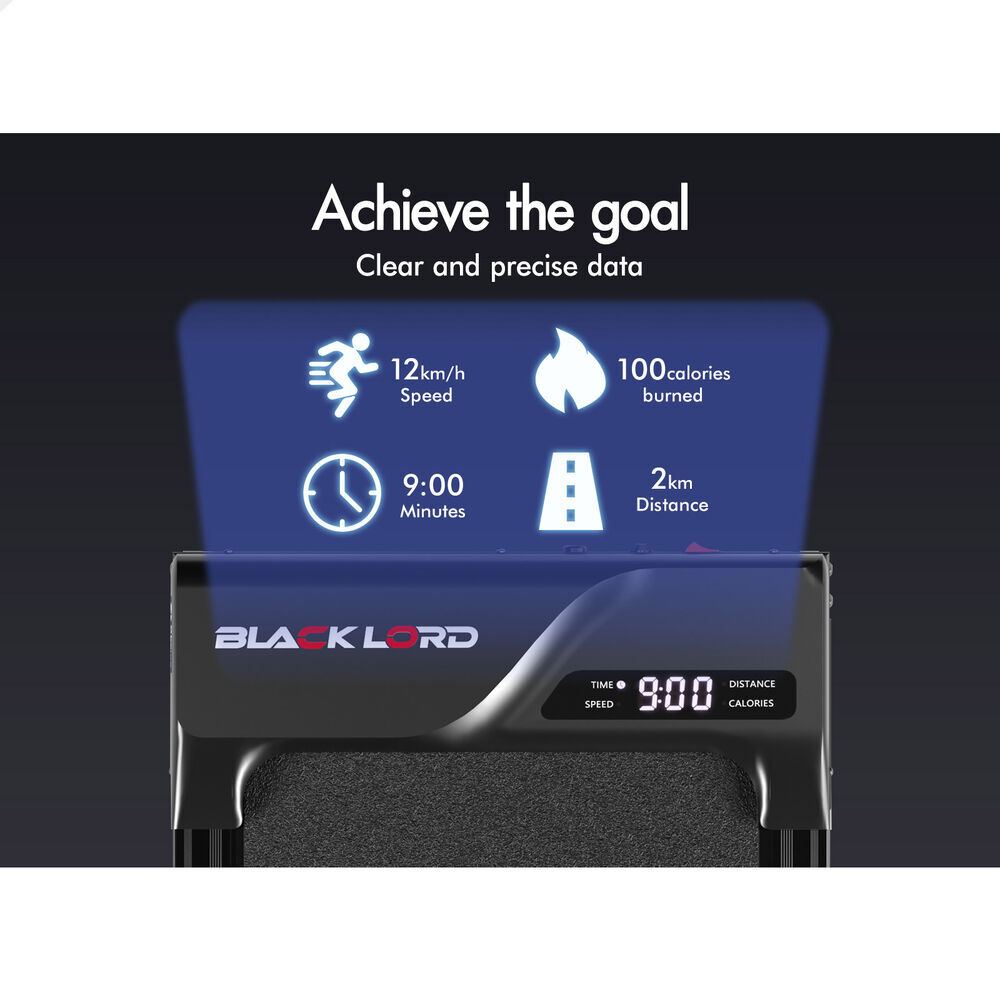 BLACK LORD Treadmill Electric Walking Pad Home Office Gym Fitness Remote Control - Picture 559 of 564