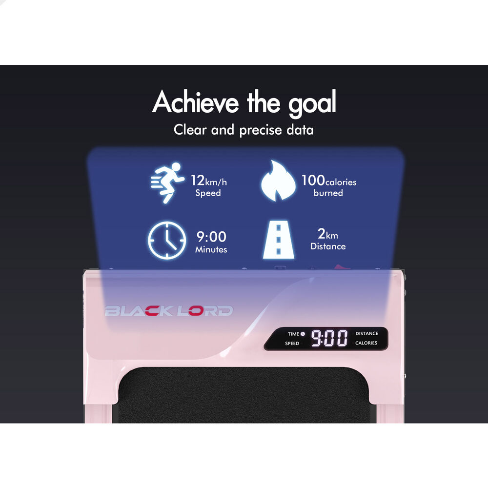 BLACK LORD Treadmill Electric Walking Pad Home Office Gym Fitness Remote Control - Picture 547 of 564