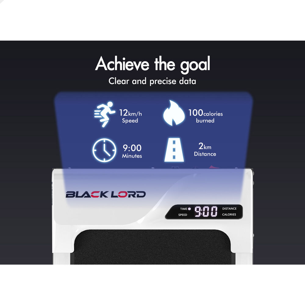 BLACK LORD Treadmill Electric Walking Pad Home Office Gym Fitness Remote Control - Picture 535 of 564