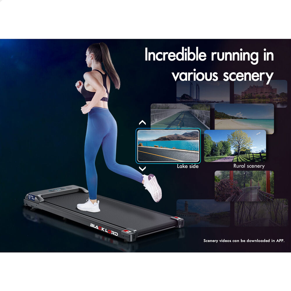 BLACK LORD Treadmill Electric Walking Pad Home Office Gym Fitness Remote Control - Picture 319 of 564