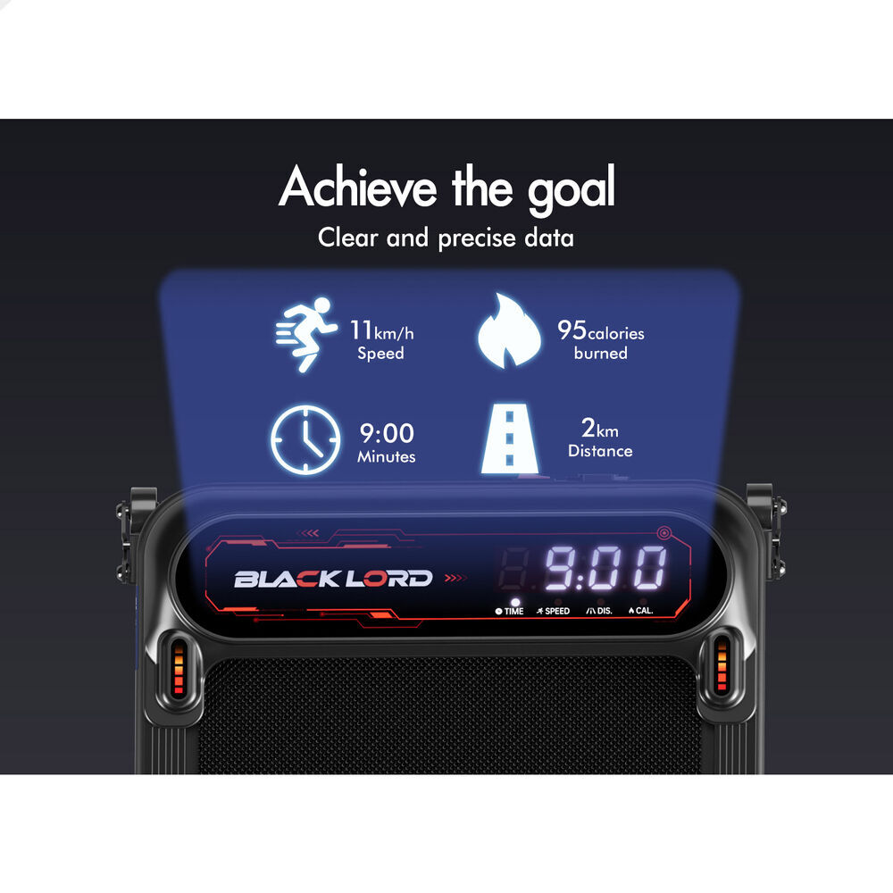 BLACK LORD Treadmill Electric Walking Pad Home Office Gym Fitness Remote Control - Picture 463 of 564