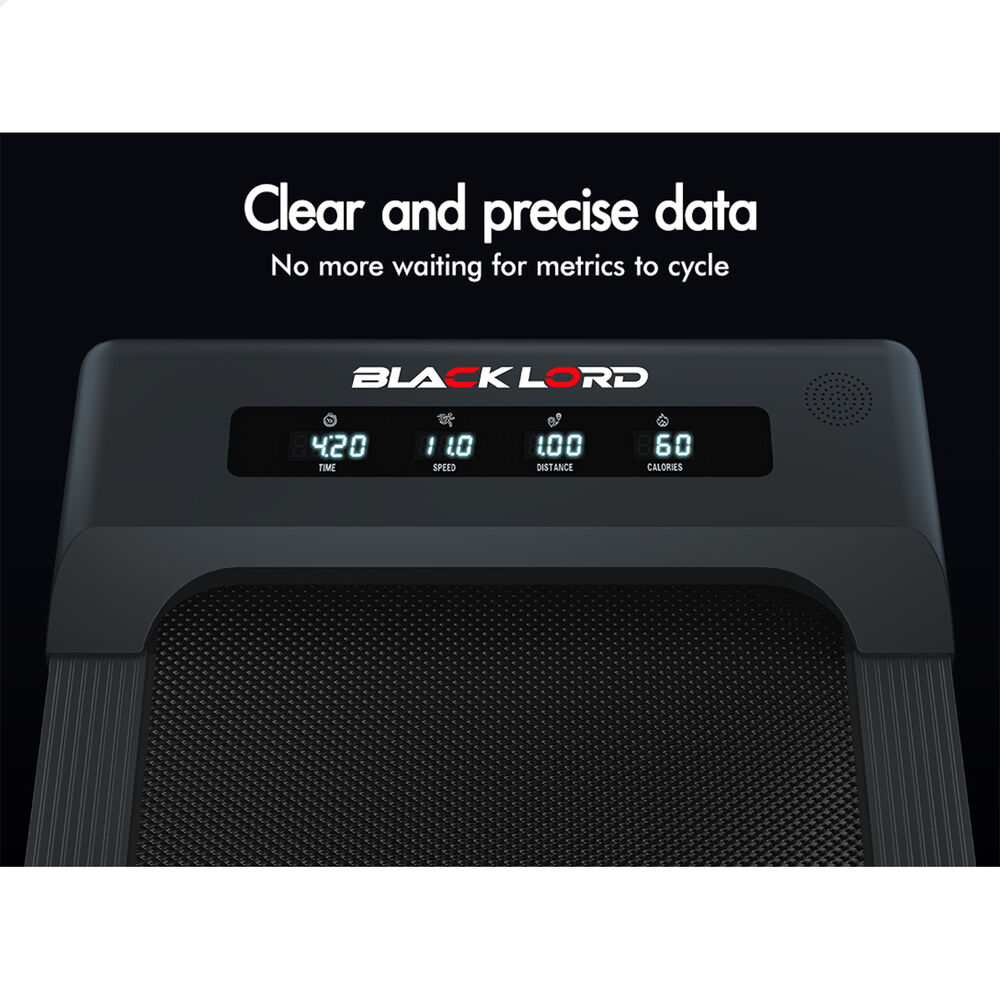 BLACK LORD Treadmill Electric Walking Pad Under Desk Home Gym 400mm Black - Picture 20 of 97