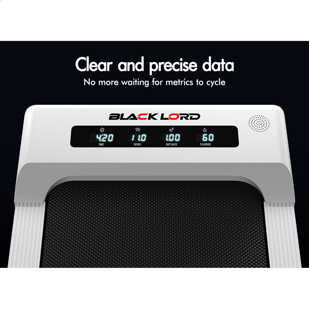 BLACK LORD Treadmill Electric Walking Pad Under Desk Home Gym 400mm Black - Picture 44 of 97