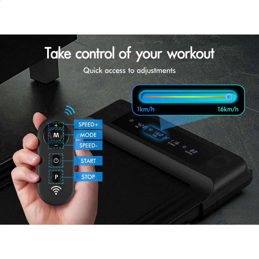 BLACK LORD Treadmill Electric Walking Pad Home Office Gym Fitness Remote Control - Picture 175 of 564