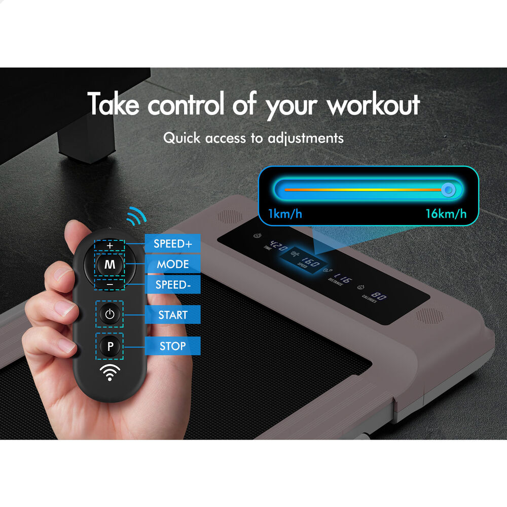 BLACK LORD Treadmill Electric Walking Pad Home Office Gym Fitness Remote Control - Picture 199 of 564