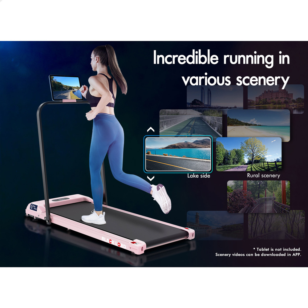 BLACK LORD Treadmill Electric Walking Pad Home Office Gym Fitness Remote Control - Picture 415 of 564