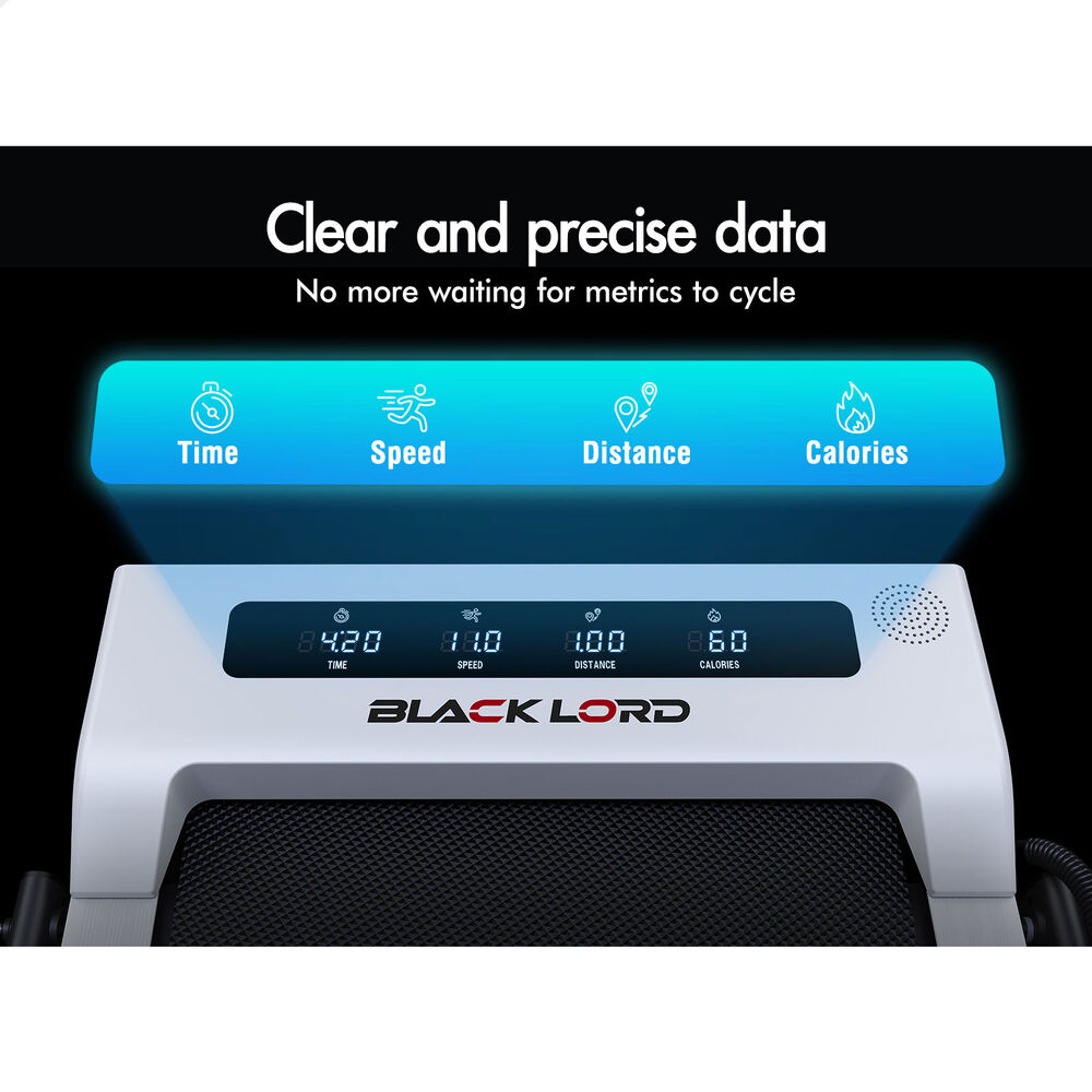 BLACK LORD Treadmill Electric Walking Pad Home Office Gym Fitness Remote Control - Picture 679 of 684