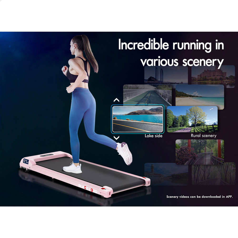 BLACK LORD Treadmill Electric Walking Pad Home Office Gym Fitness Remote Control - Picture 343 of 564