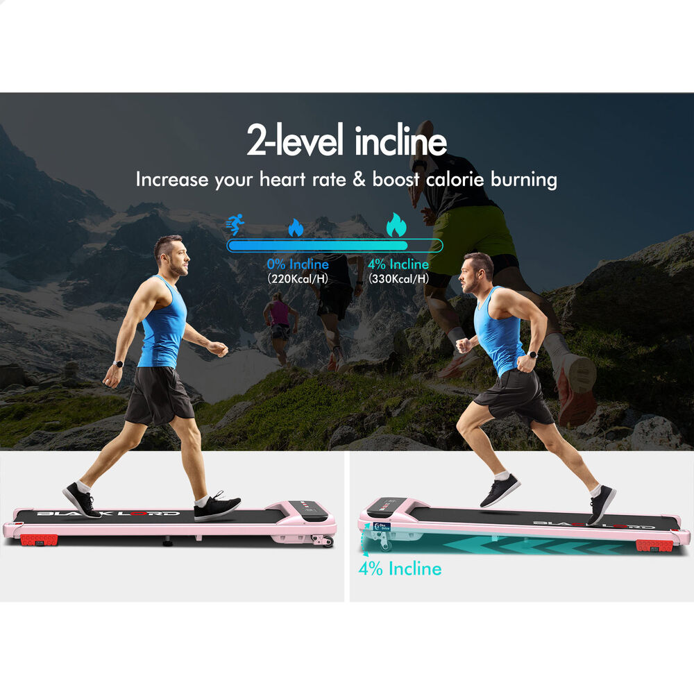 BLACK LORD Treadmill Electric Walking Pad Home Office Gym Fitness Remote Control - Picture 235 of 564