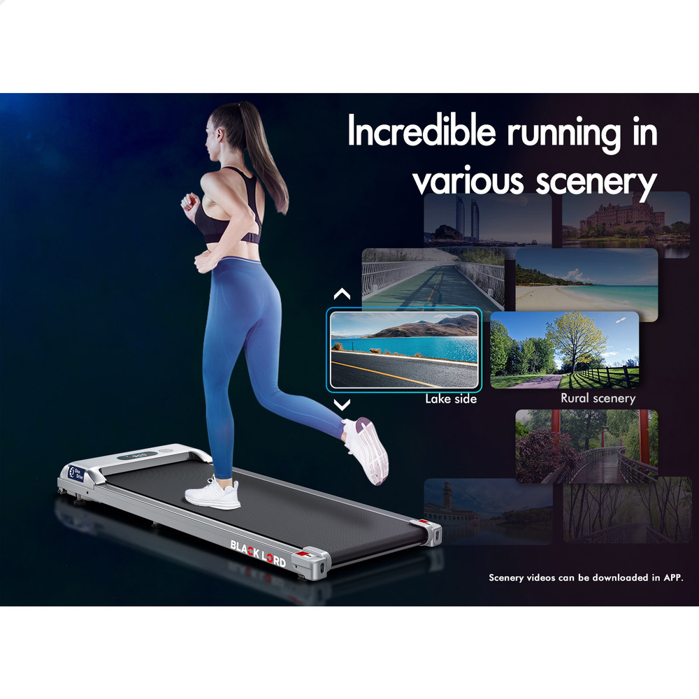 BLACK LORD Treadmill Electric Walking Pad Home Office Gym Fitness Remote Control - Picture 367 of 564