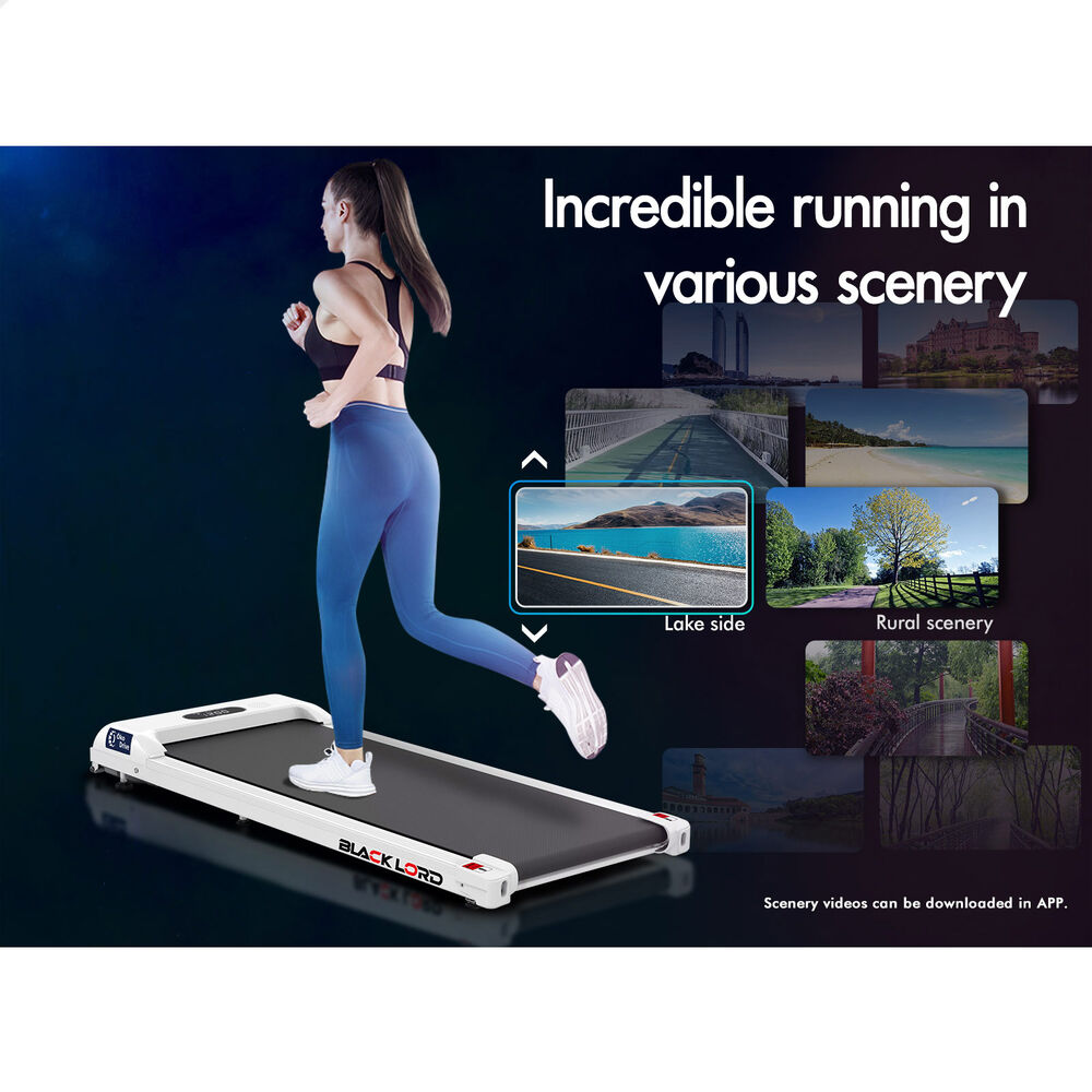 BLACK LORD Treadmill Electric Walking Pad Home Office Gym Fitness Remote Control - Picture 379 of 564