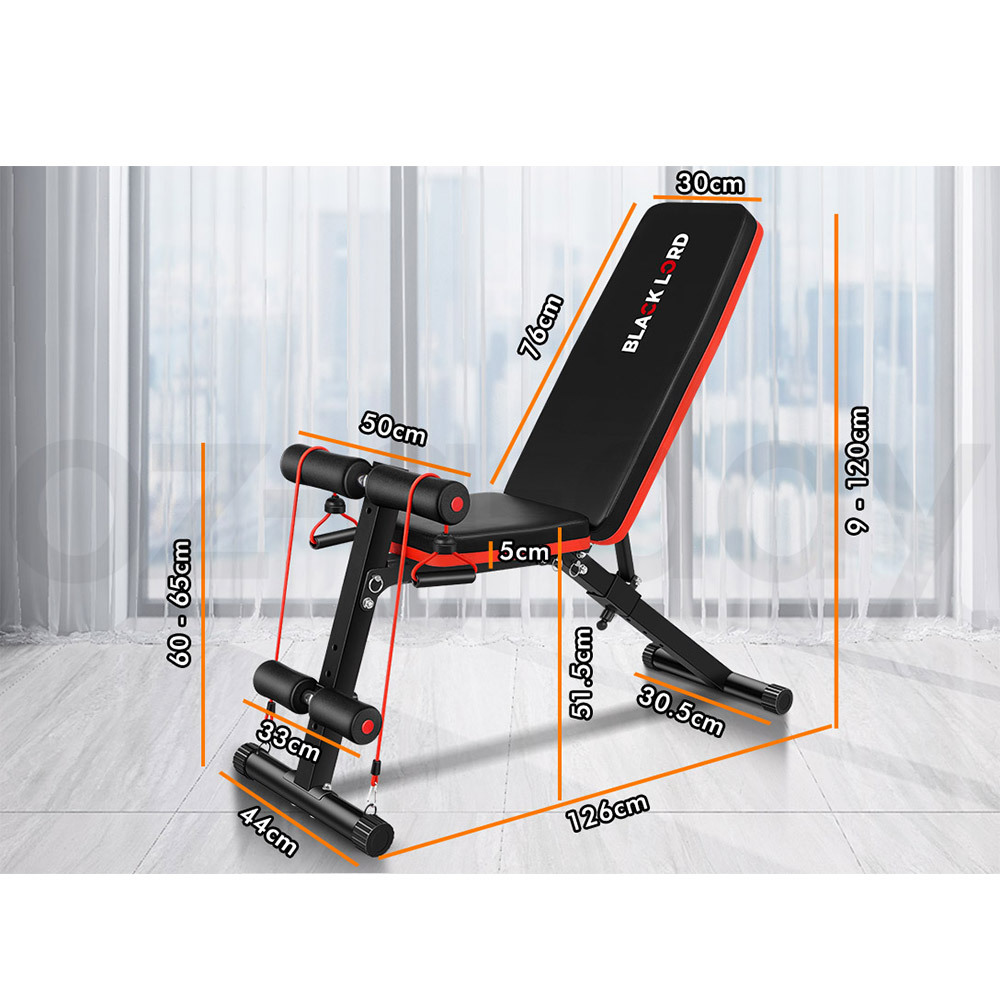 BLACK LORD Weight Bench With Adjustable Dumbbell Set Weight Lifting Home Gym - Picture 40 of 555