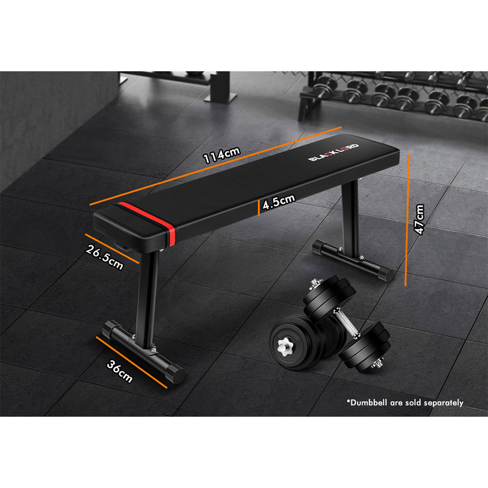 BLACK LORD Weight Bench With Adjustable Dumbbell Set Weight Lifting Home Gym - Picture 160 of 555