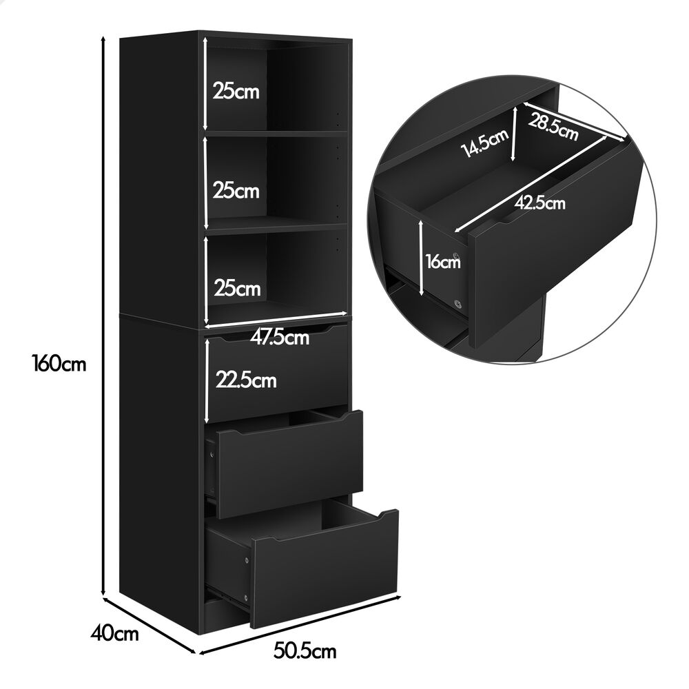 ALFORDSON Wardrobe Clothes Storage Organizer Closet Cabinet Drawers Shelves - Picture 12 of 203