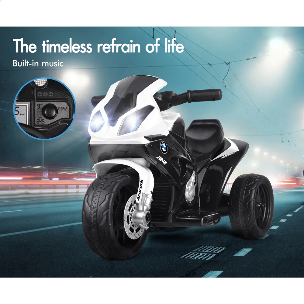 BMW Kids Ride On Car Motorbike S1000RR Licensed Electric Toys Police Bike - Picture 9 of 37