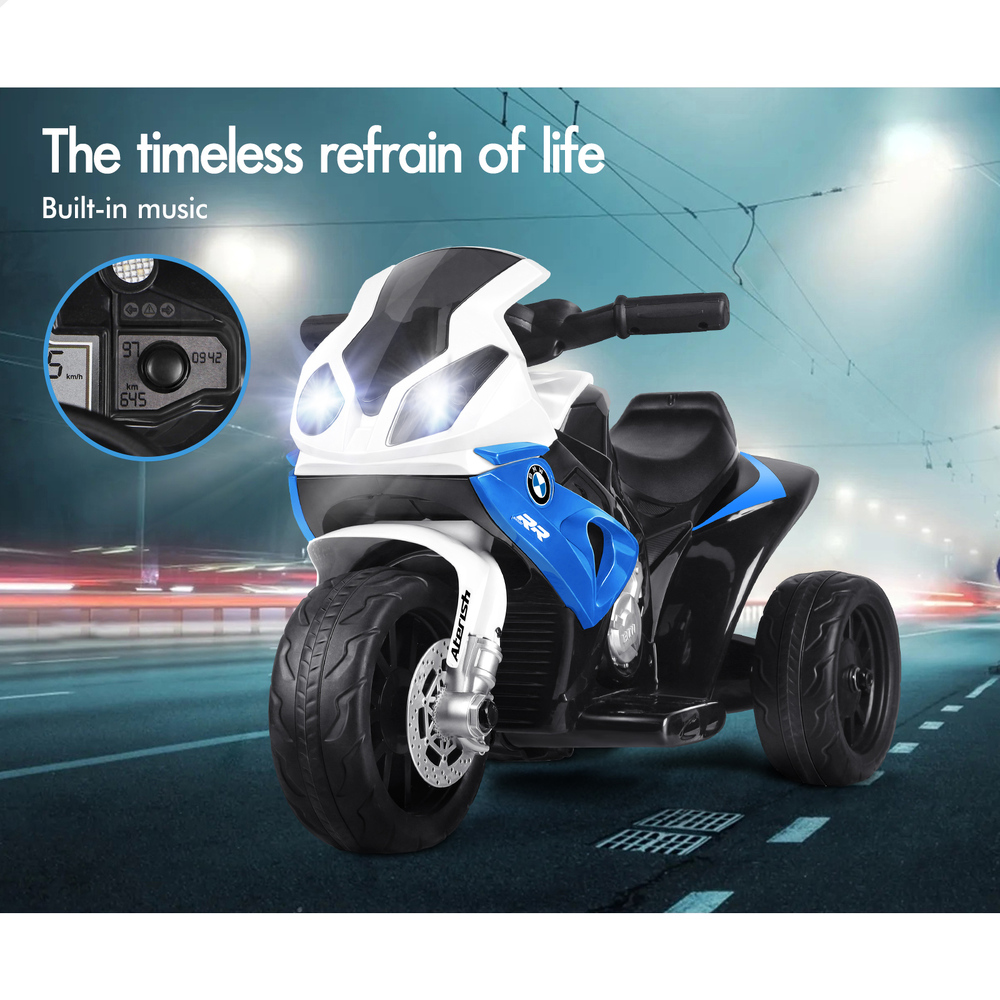 BMW Kids Ride On Car Motorbike S1000RR Licensed Electric Toys Police Bike - Picture 21 of 37