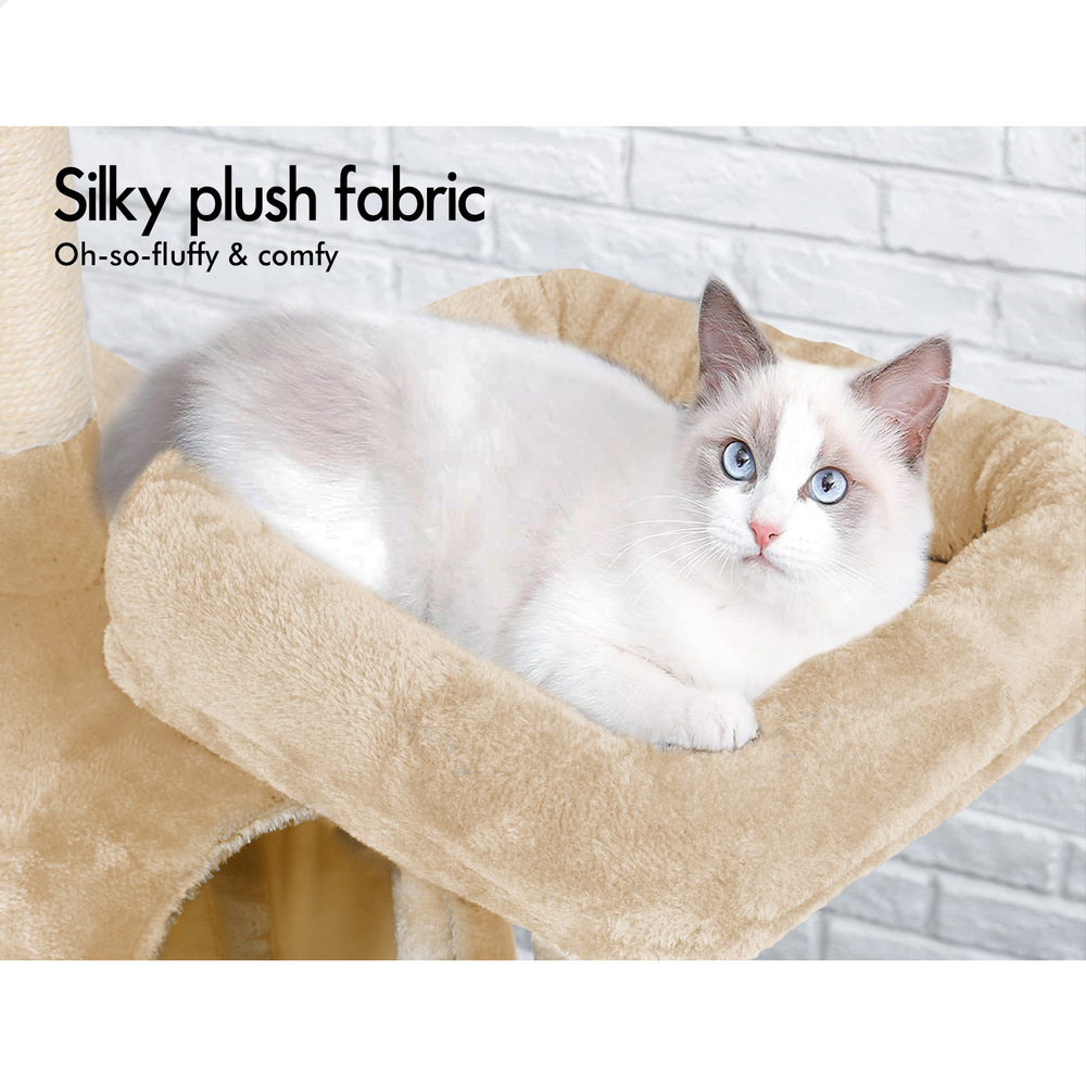 BEASTIE Cat Tree Tower Scratching Post Scratcher Condo House Furniture 184cm - Picture 10 of 38