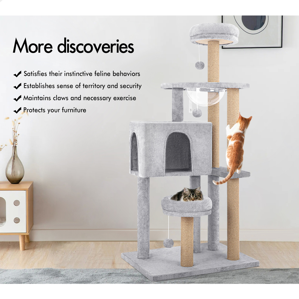 BEASTIE Cat Tree Scratching Post Scratcher Tower Condo House Furniture Bed Stand - Picture 193 of 474