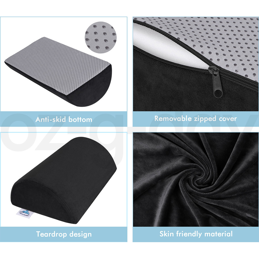 STARRY EUCALYPT Foot Rest Stool Adjustable Foot Pad Foam Pillow Under Desk - Picture 30 of 42