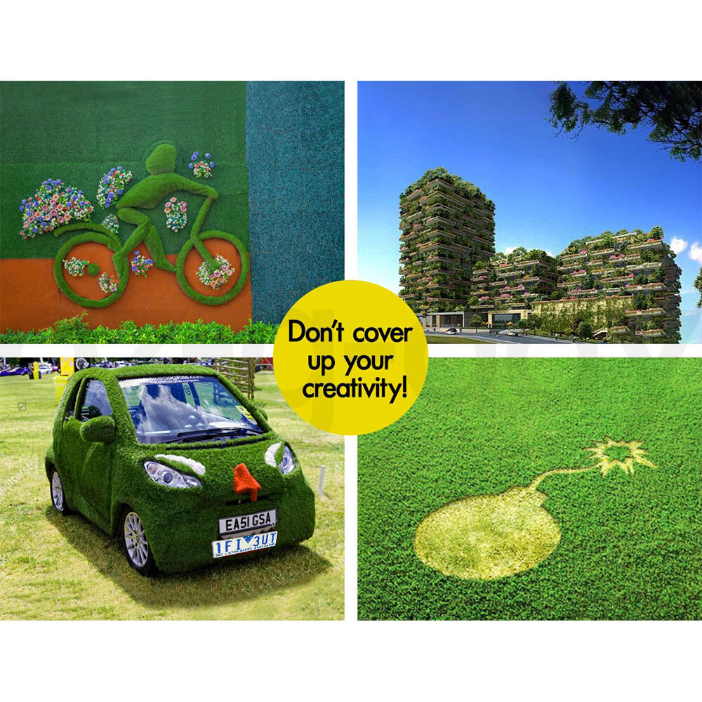 OTANIC Artificial Grass 10-20 SQM/Roll Synthetic Turf Olive Lawn Fake Yarn 18mm - Picture 56 of 84