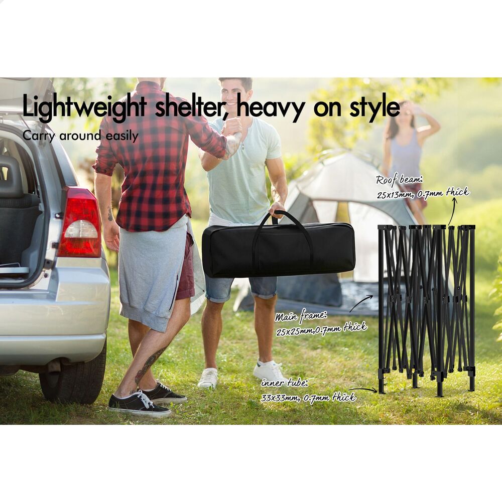 ALFORDSON Gazebo Pop Up Marquee Outdoor Folding Tent Canopy 3x3m 3x4.5m 3x6m - Picture 23 of 291